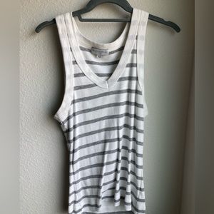Michael stars maya vneck tank in stripe